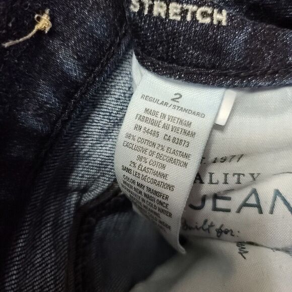 American Eagle Outfitters Womens Jeans Blue Size 2 Cotton Blend Crop Stretch - Picture 6 of 12